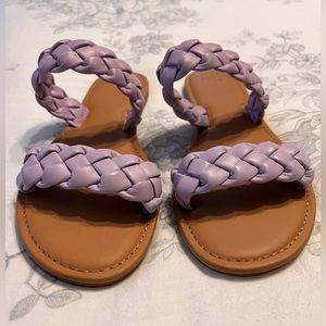 Purple Strappy Sandals